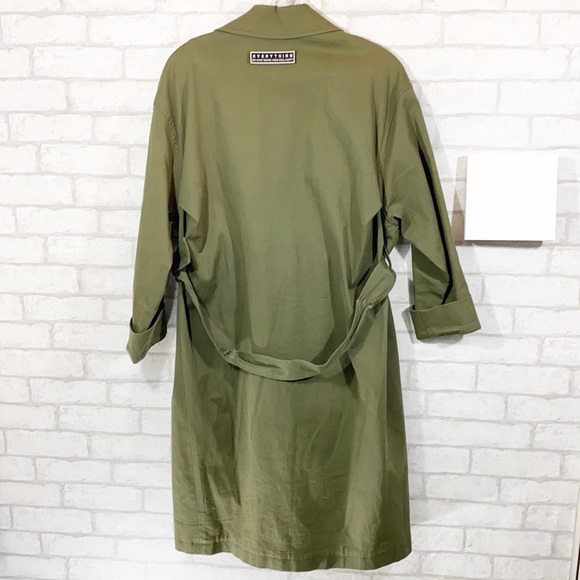 Bonnie Alex army green long jacket size 66 - Picture 10 of 14
